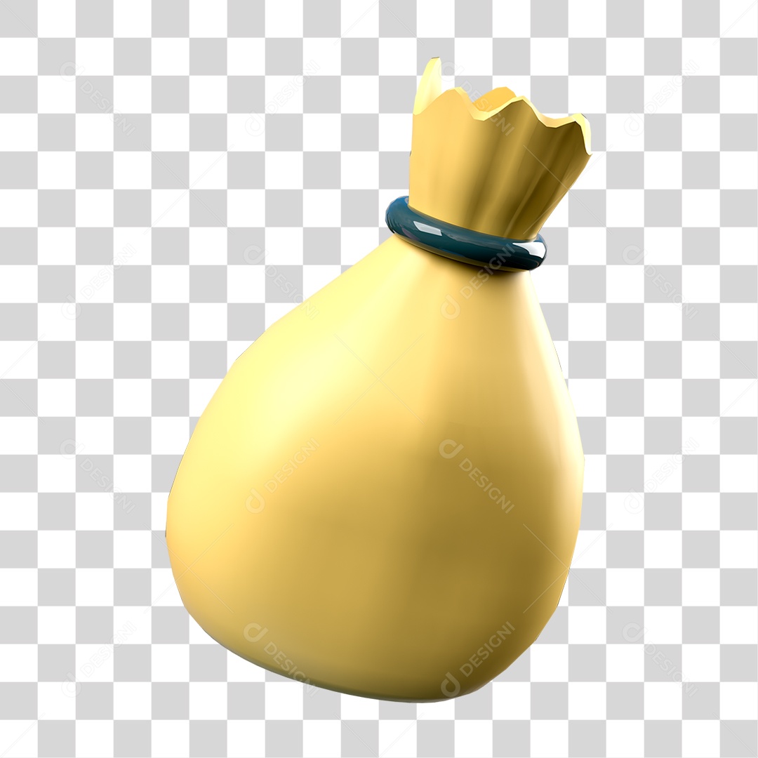 Saco de Dinheiro PNG Transparente