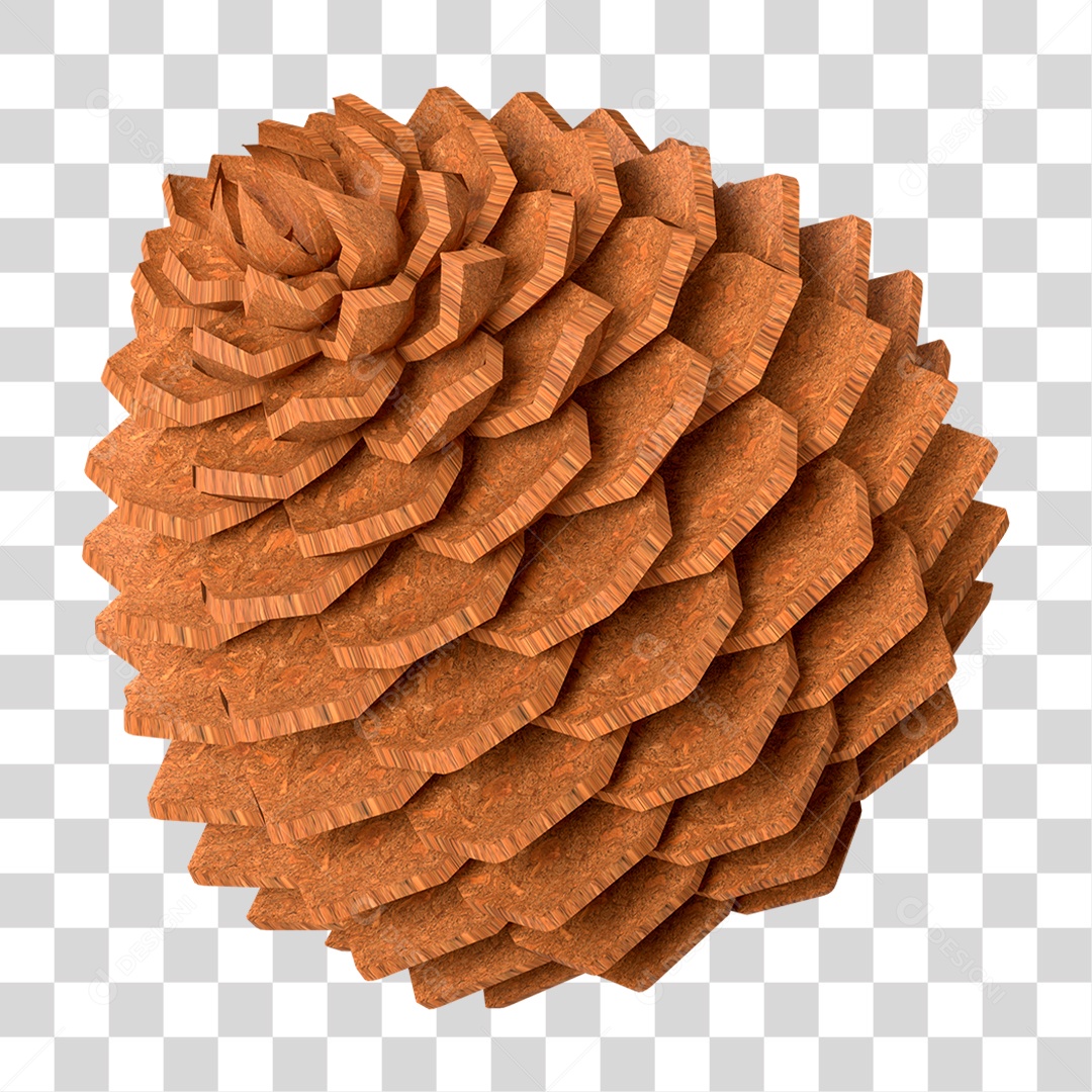 Pinha PNG Transparente