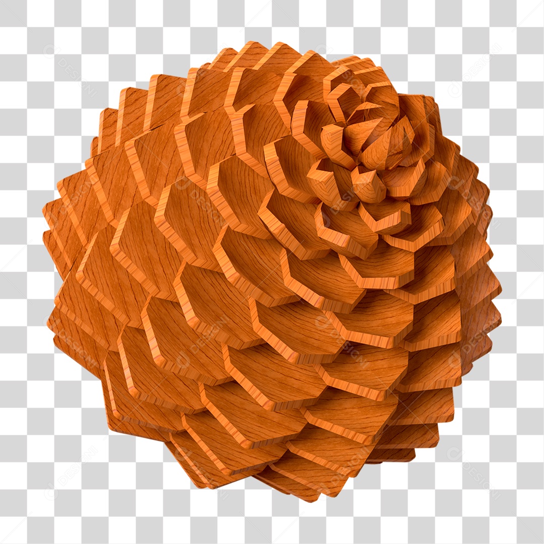 Pinha PNG Transparente