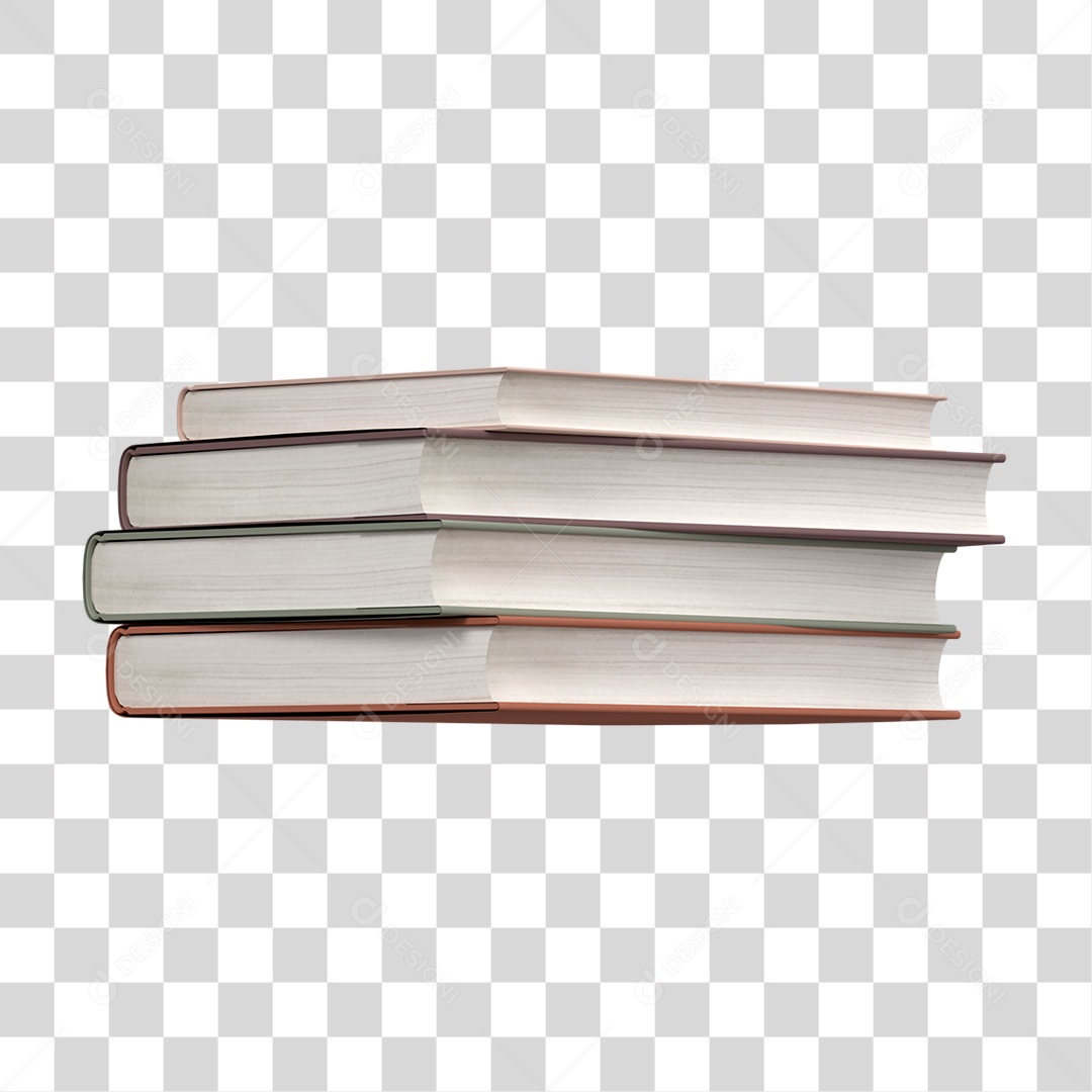 Pilha de Livros PNG Transparente