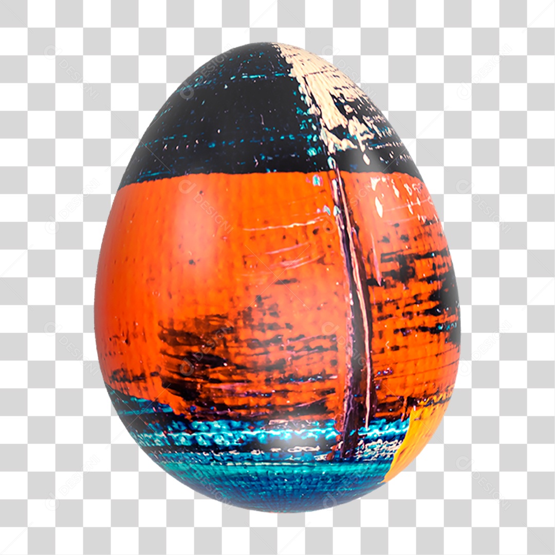 Ovo Colorido PNG Transparente