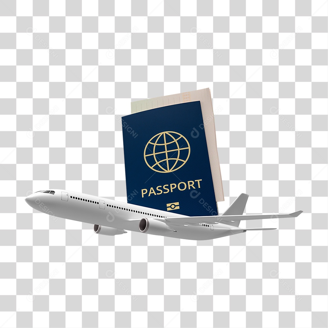 Avião Branco PNG Transparente