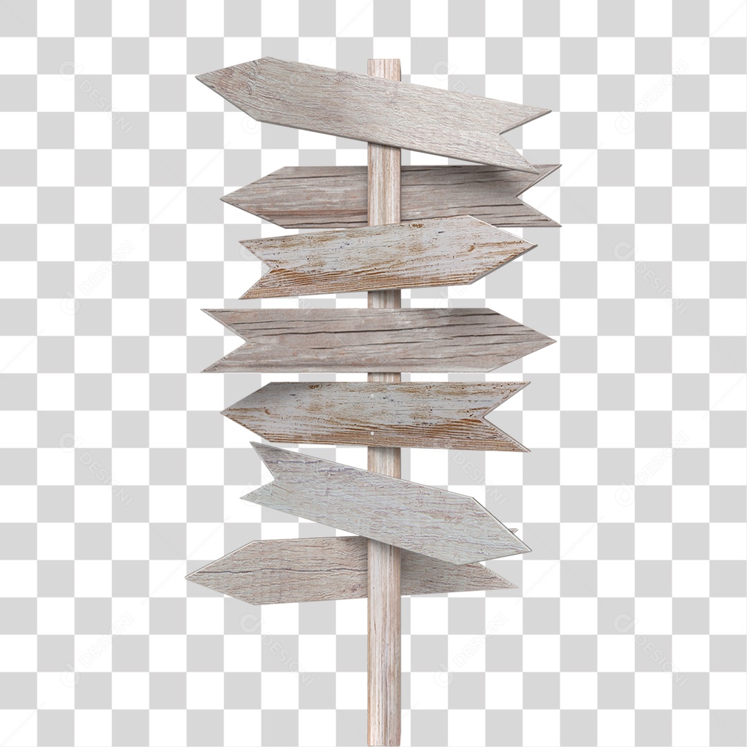 Placa de Madeira PNG Transparente