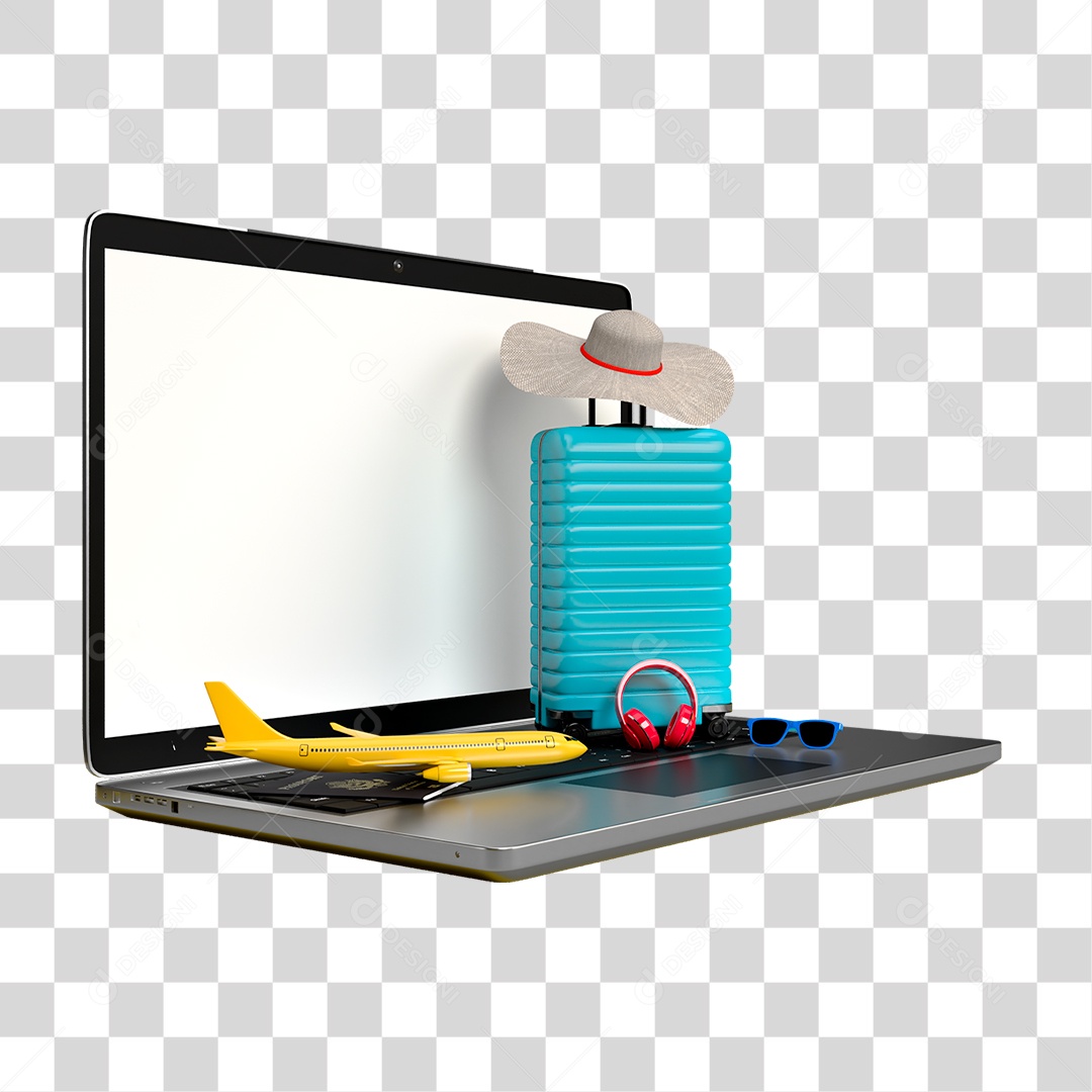 Mala Avião PNG Transparente