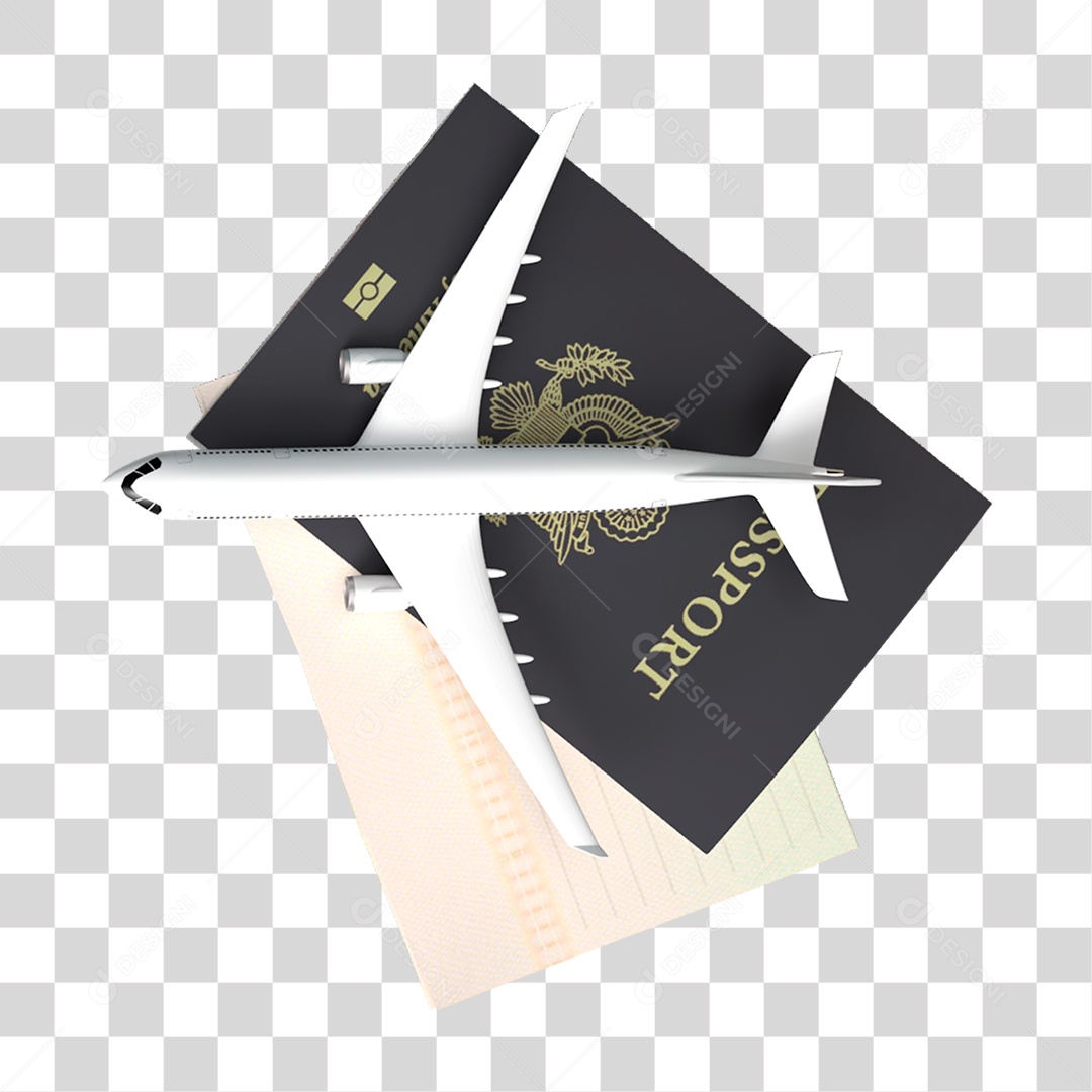 Avião Branco PNG Transparente