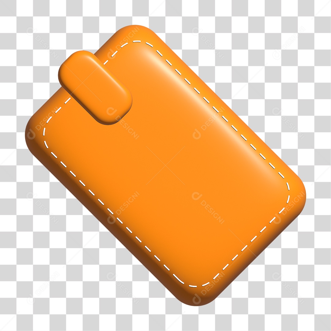 Carteira de Couro PNG Transparente