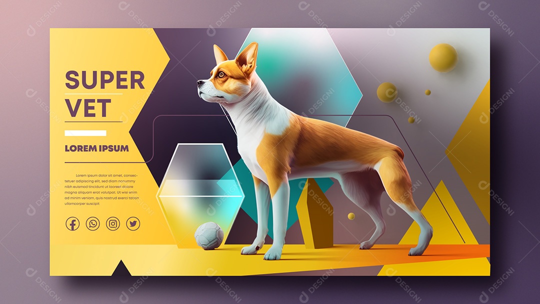 Layout Super Vet AI + EPS Editável