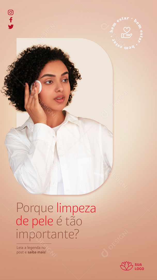 Story: Why Skin Cleansing Is So Important | Editable Social Media PSD