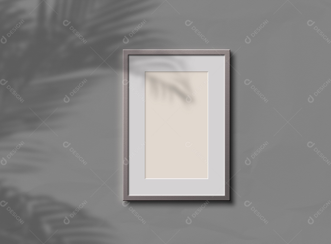 Mockup Quadro Pendurado em Parede PSD Editável