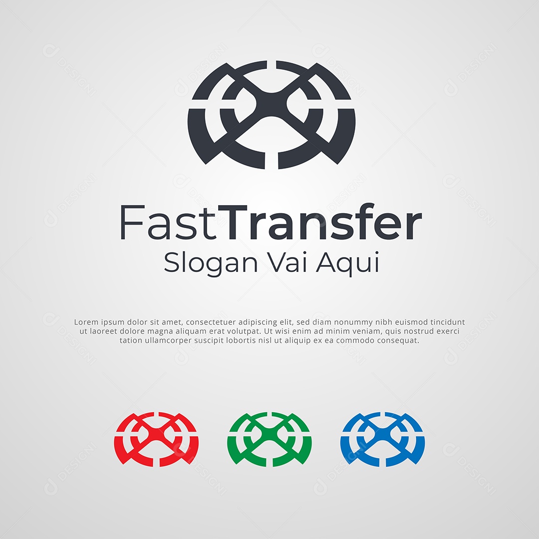 Fast Transfer Logotipo Vetor EPS + AI Editável