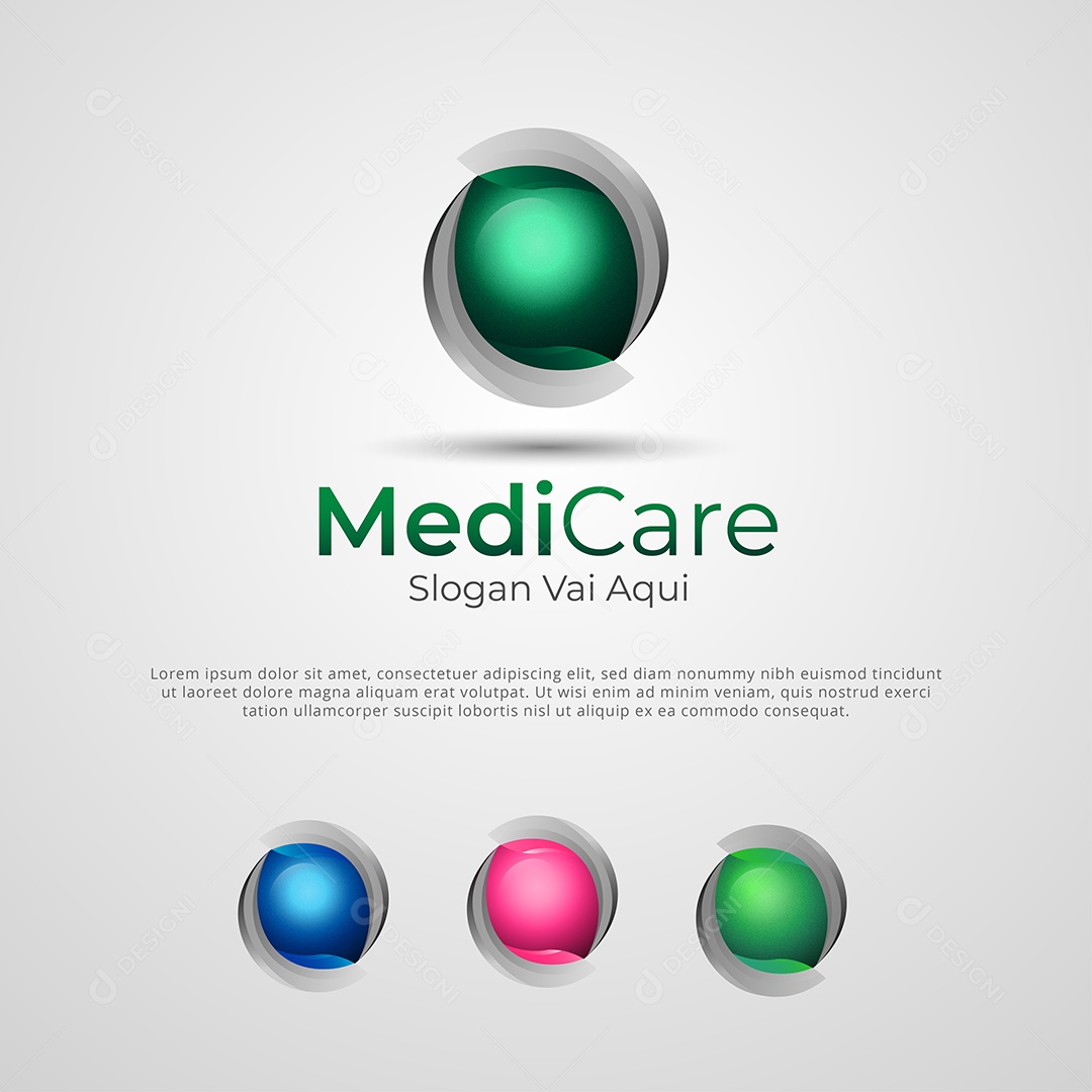 Medicare Logotipo Vetor EPS + AI Editável