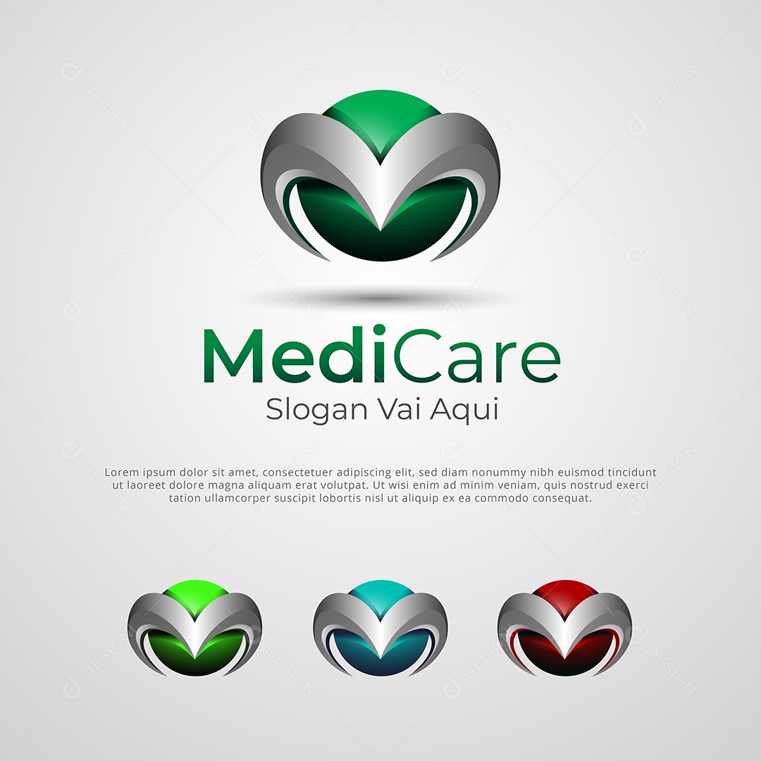 Medicare Logotipo Vetor EPS + AI Editável