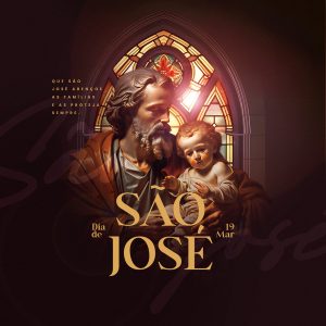 Que São José Abençoe As Famílias E As Proteja Sempre Dia de São José Social Media PSD Editável