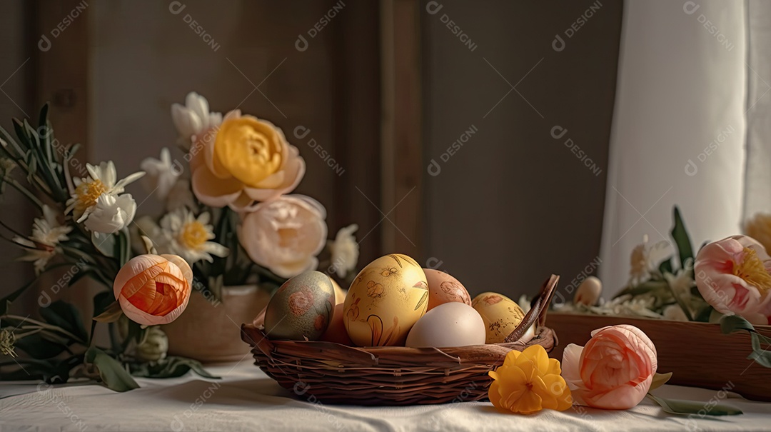 ilustração sobre a páscoa.