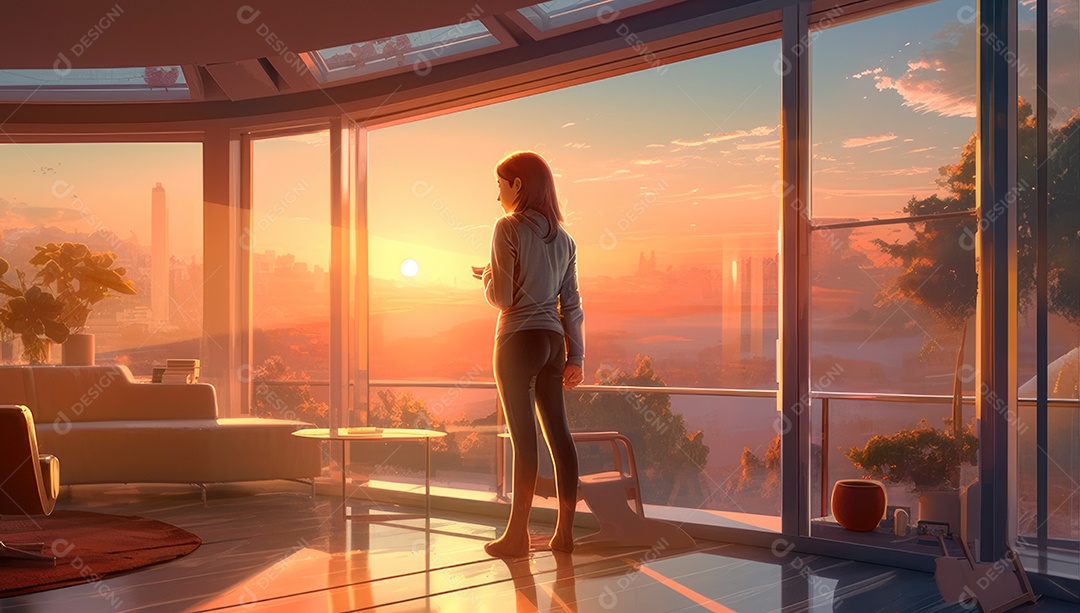 Mulher jovem inteligente mexendo em computadores tecnológico