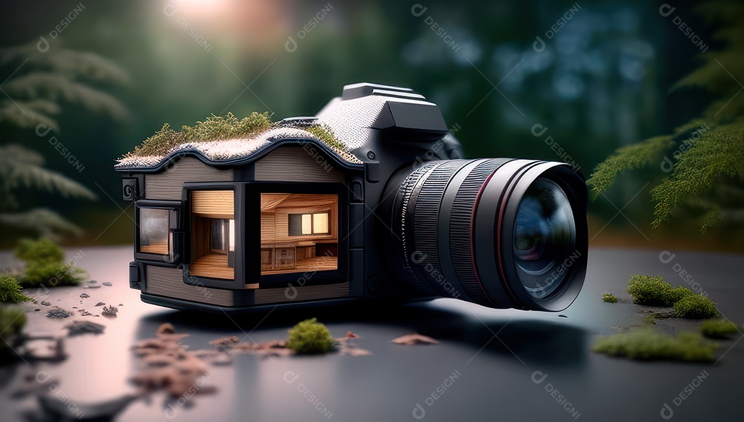 Linda casa decorada e planejada