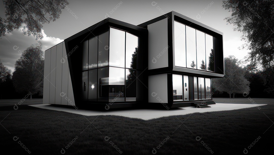 Linda casa decorada e planejada