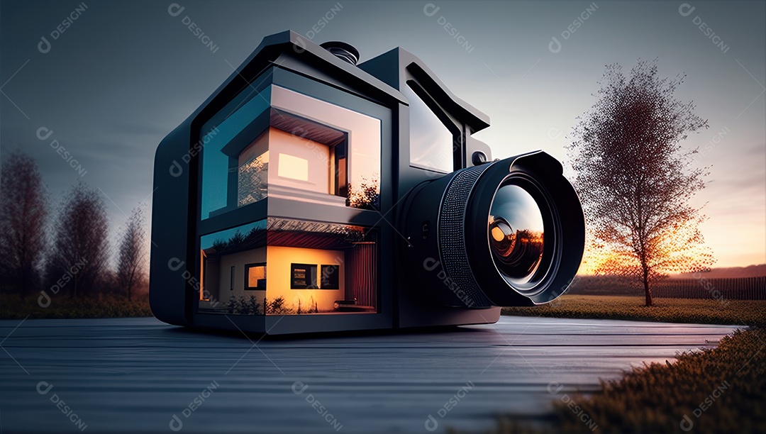 Linda casa decorada e planejada