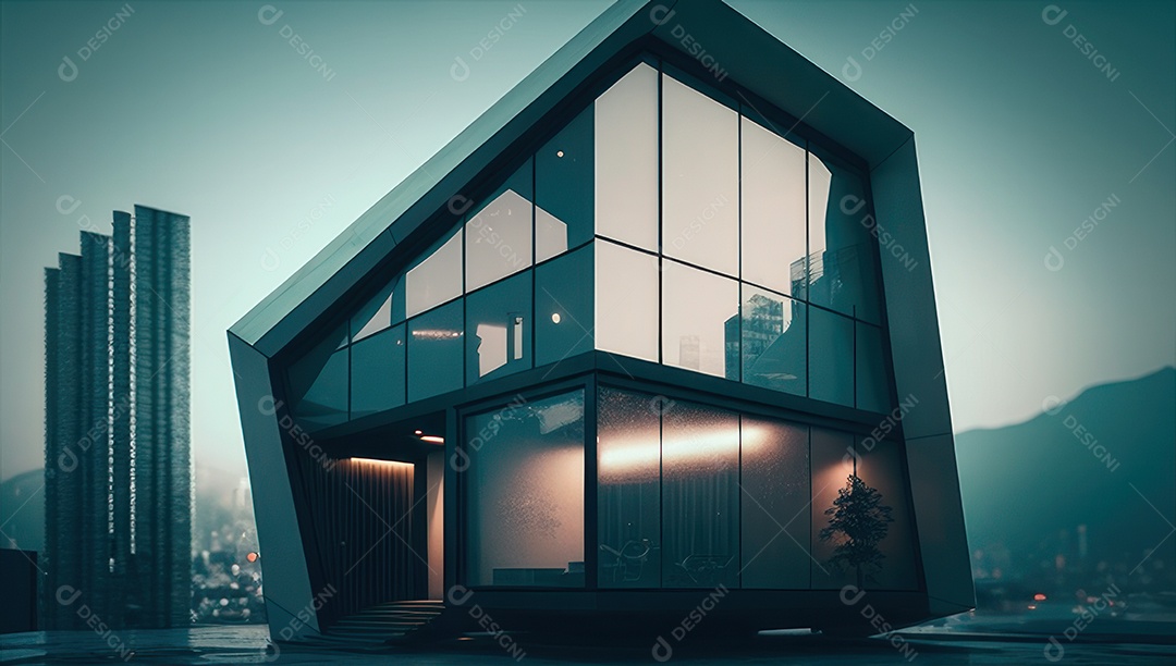 Linda casa decorada e planejada