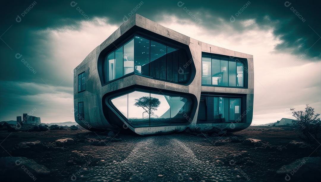 Linda casa decorada e planejada