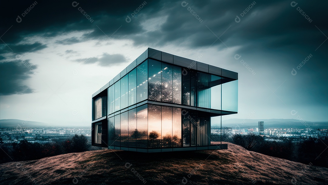 Linda casa decorada e planejada