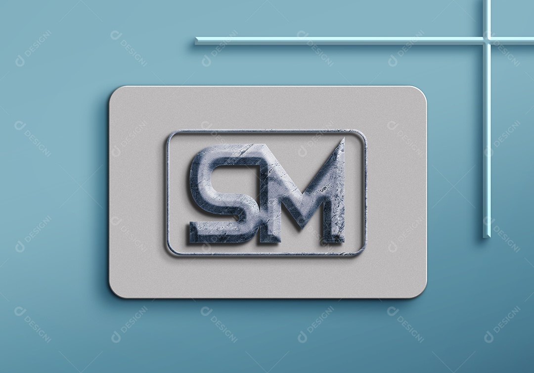 Mockup Logotipo PSD Editável