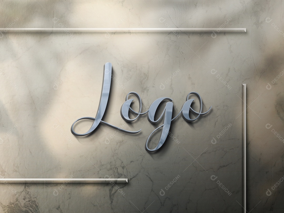 Mockup Logotipo PSD Editável