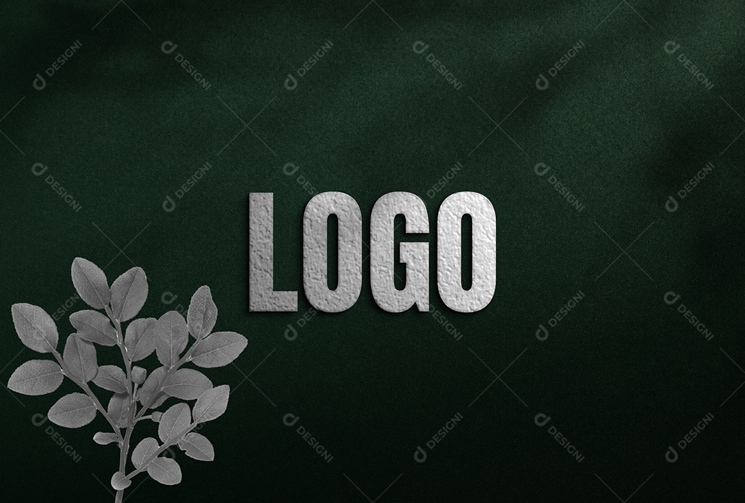 Mockup Logotipo PSD Editável