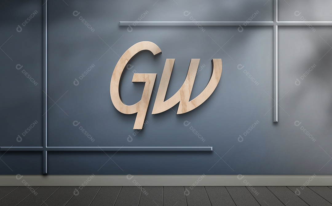 Mockup Logotipo PSD Editável