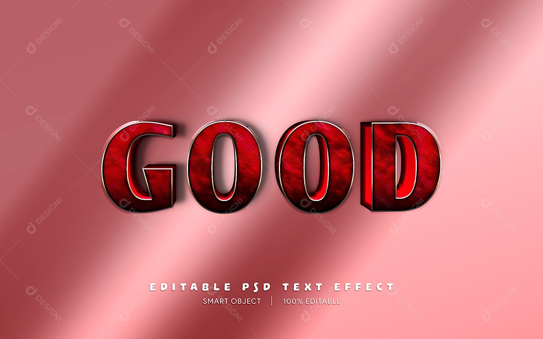 Efeito de Texto Good PSD Editável