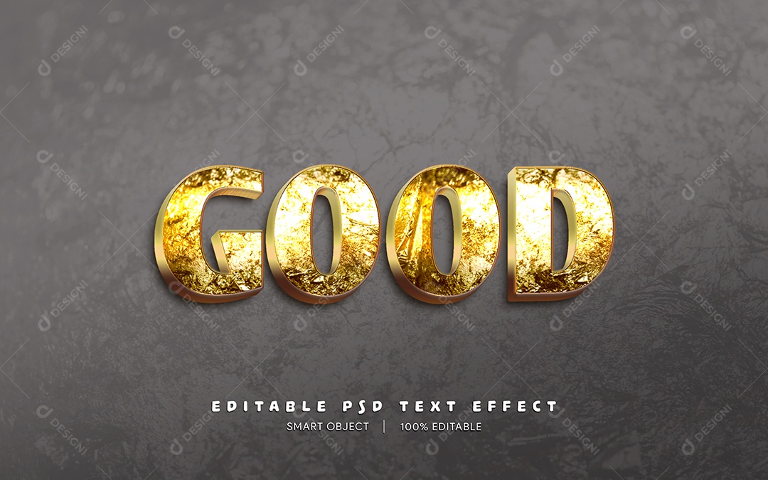 Efeito de Texto Good PSD Editável