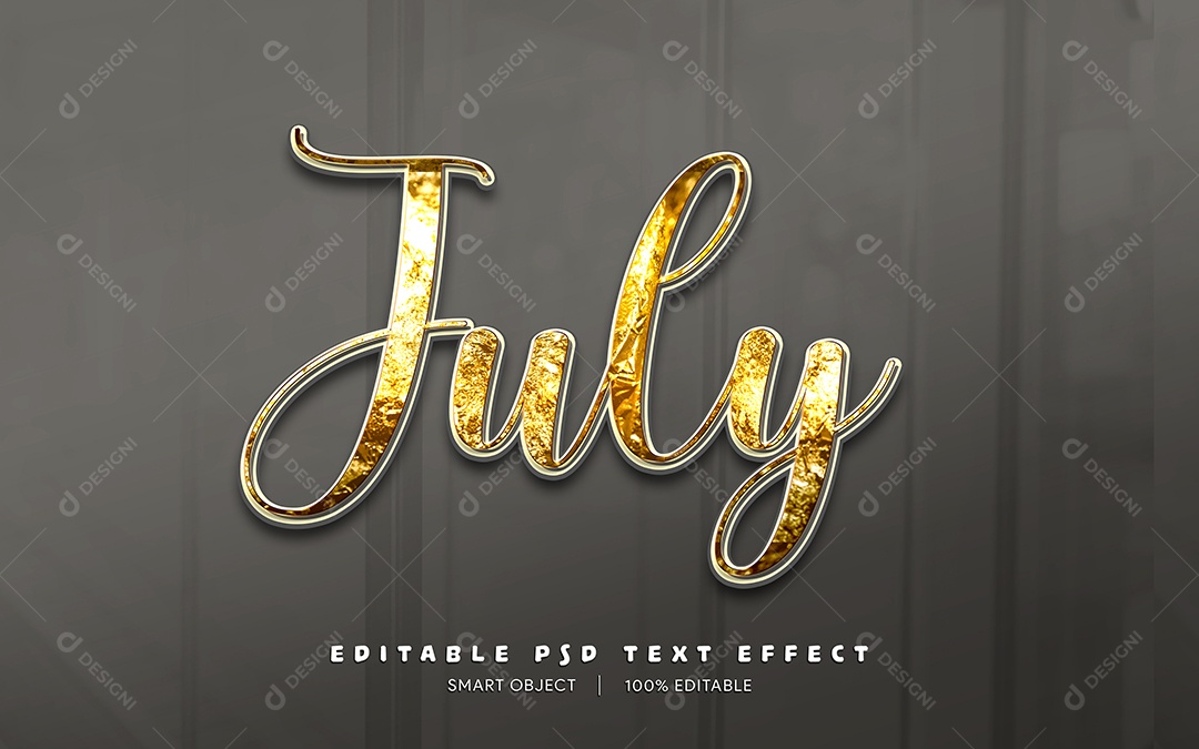 Efeito de Texto Fuly PSD Editável