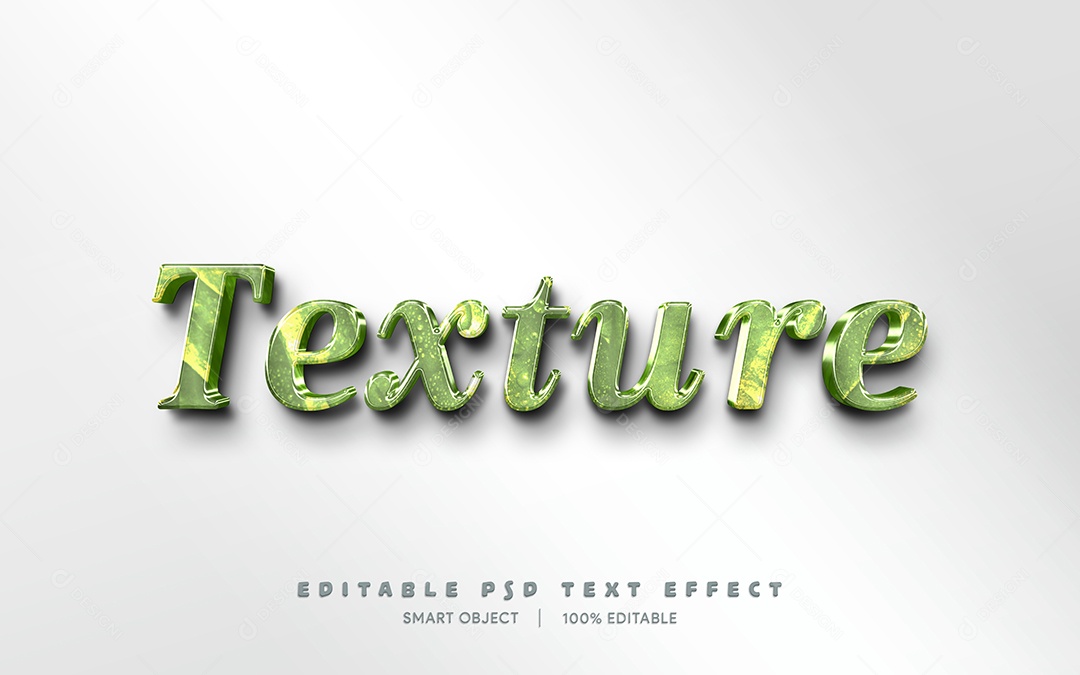 Efeito de Texto Texture PSD Editável