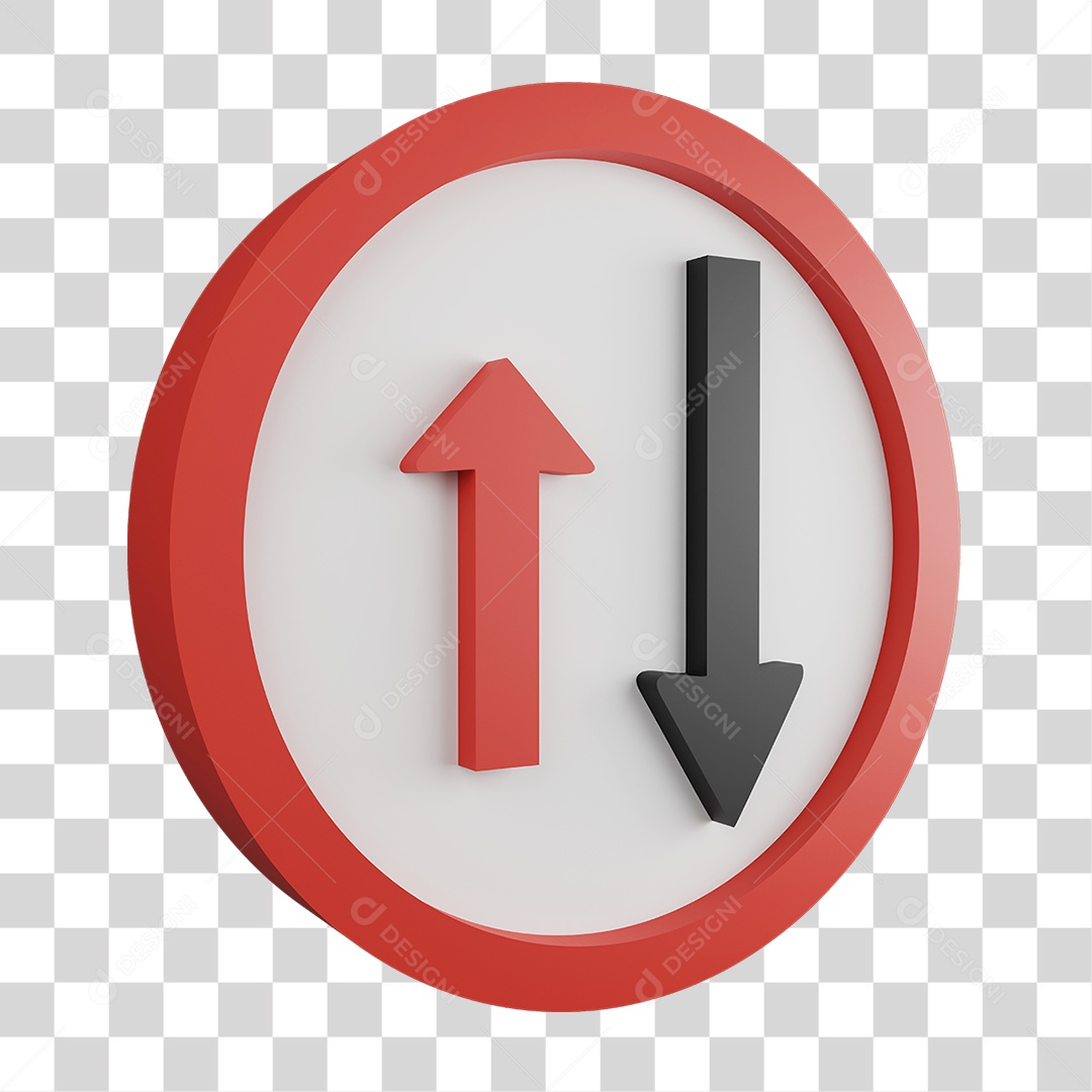 Placa de Aviso PNG Transparente