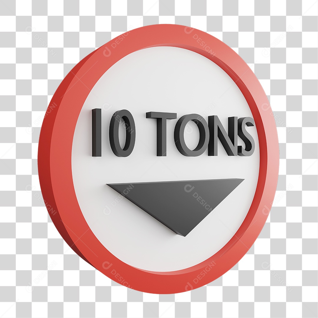 Placa de Aviso PNG Transparente