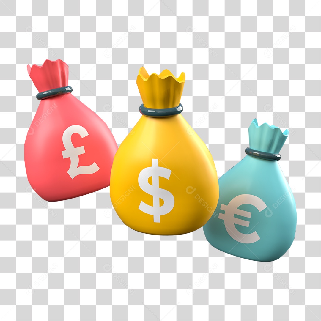 Saco de Dinheiro PNG Transparente