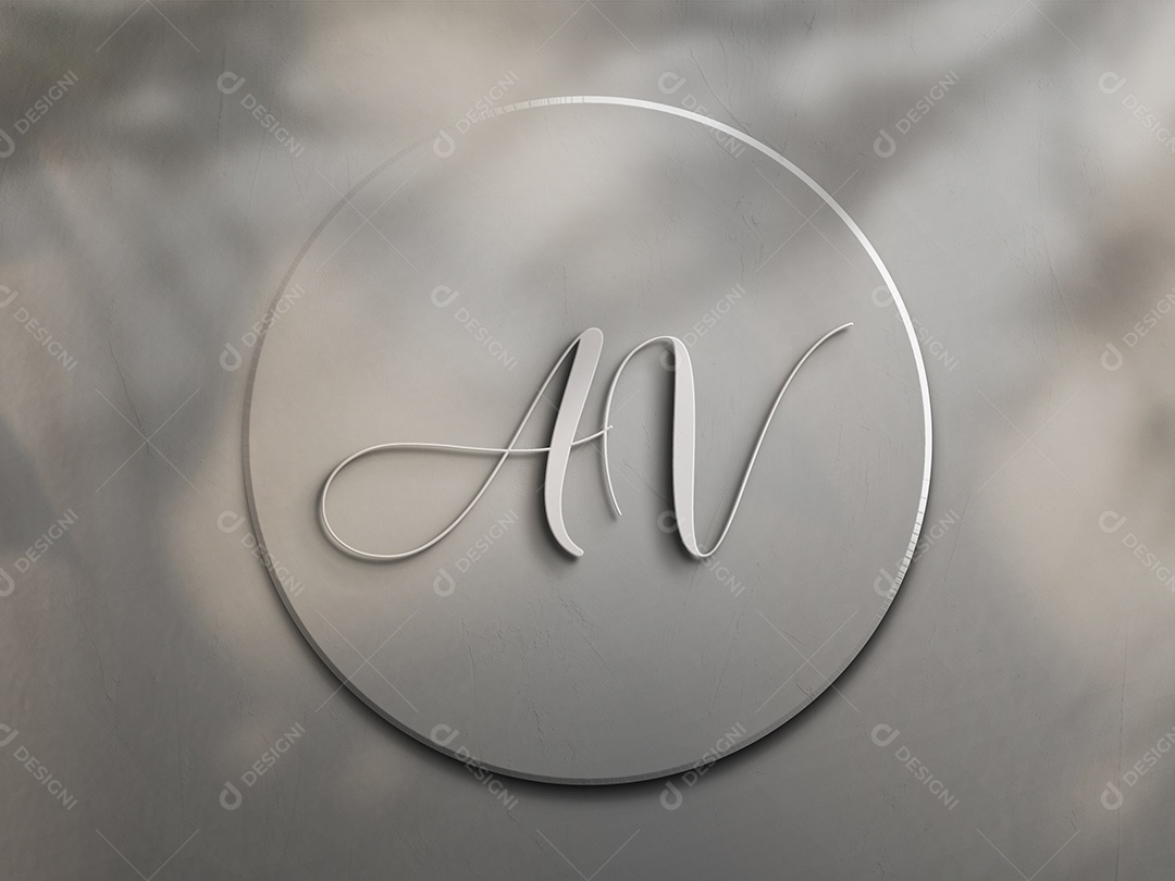 Editable PSD Company Logo Mockup