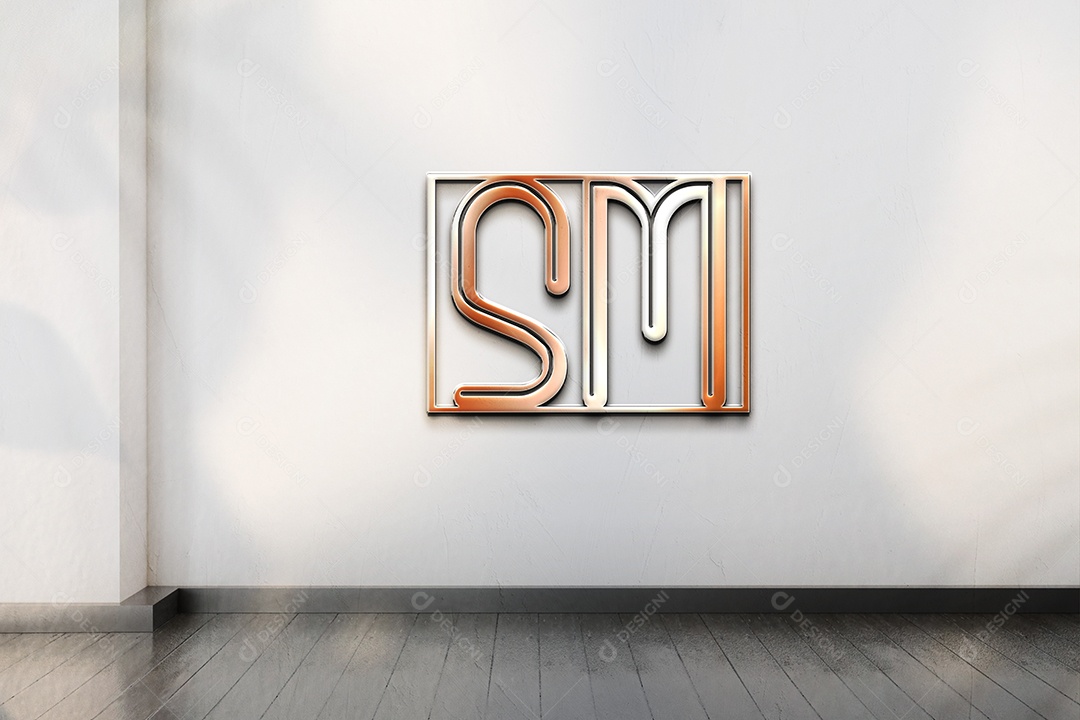 Mockup Logotipo de Empresa PSD Editável