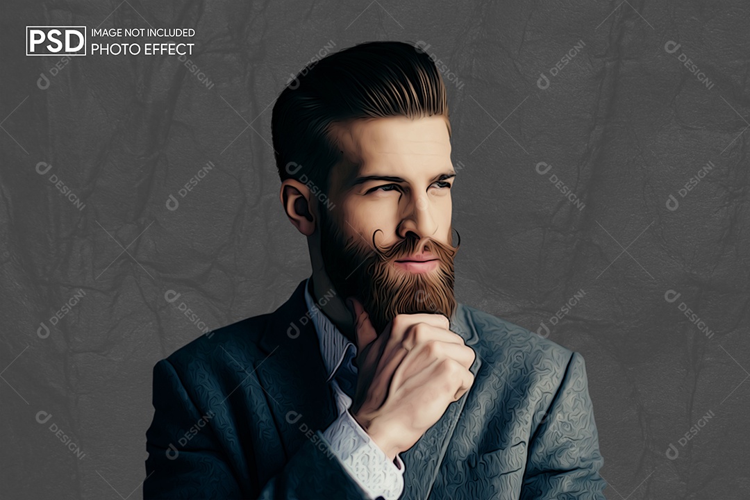 Mockup de Efeito de Foto PSD Editável