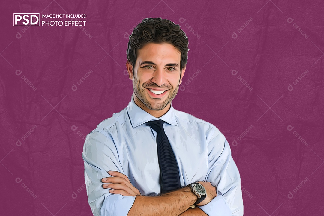 Mockup de Efeito de Foto PSD Editável