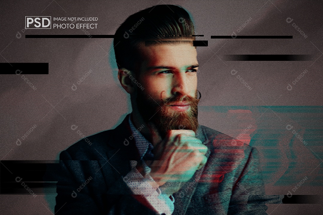 Mockup de Efeito de Foto PSD Editável