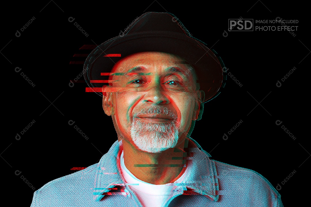 Mockup de Efeito de Foto PSD Editável