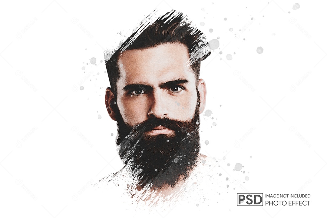 Mockup de Efeito de Foto PSD Editável