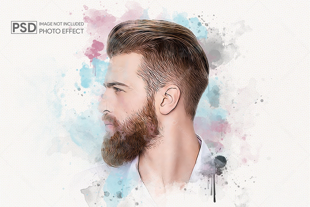 Mockup de Efeito de Foto PSD Editável