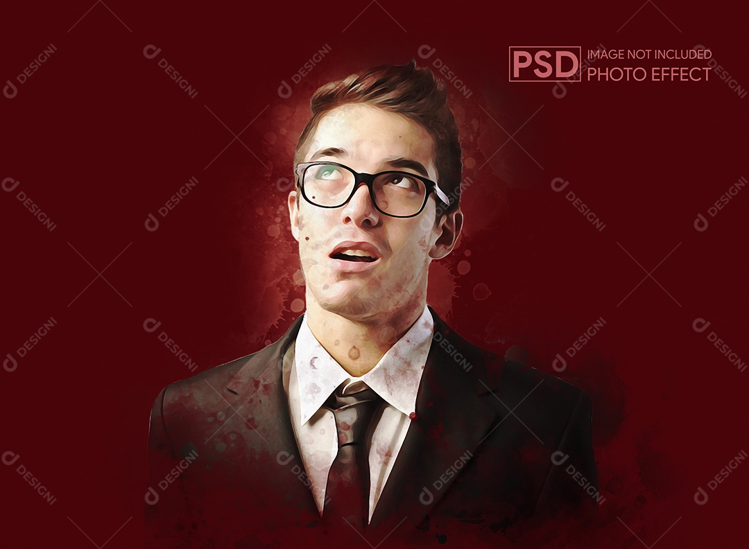 Mockup de Efeito de Foto PSD Editável