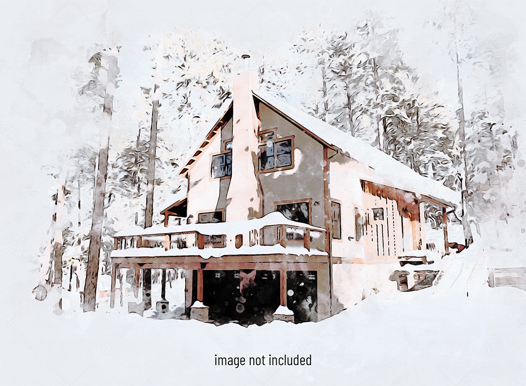 Mockup de Efeito de Foto PSD Editável