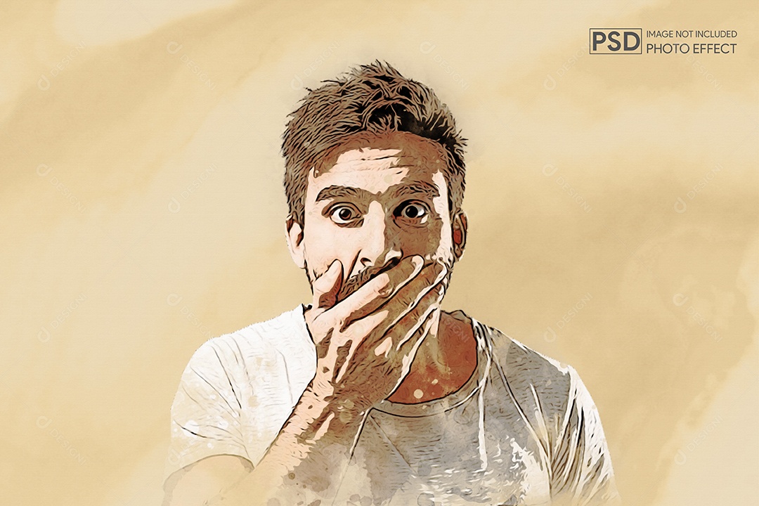 Mockup de Efeito de Foto PSD Editável