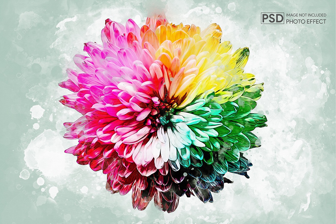 Mockup de Efeito de Foto PSD Editável