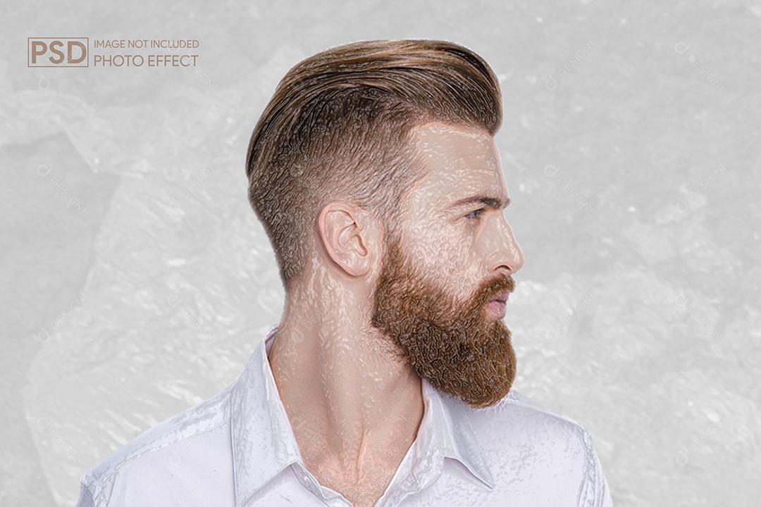 Mockup de Efeito de Foto PSD Editável