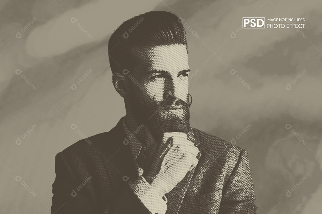 Mockup de Efeito de Foto PSD Editável